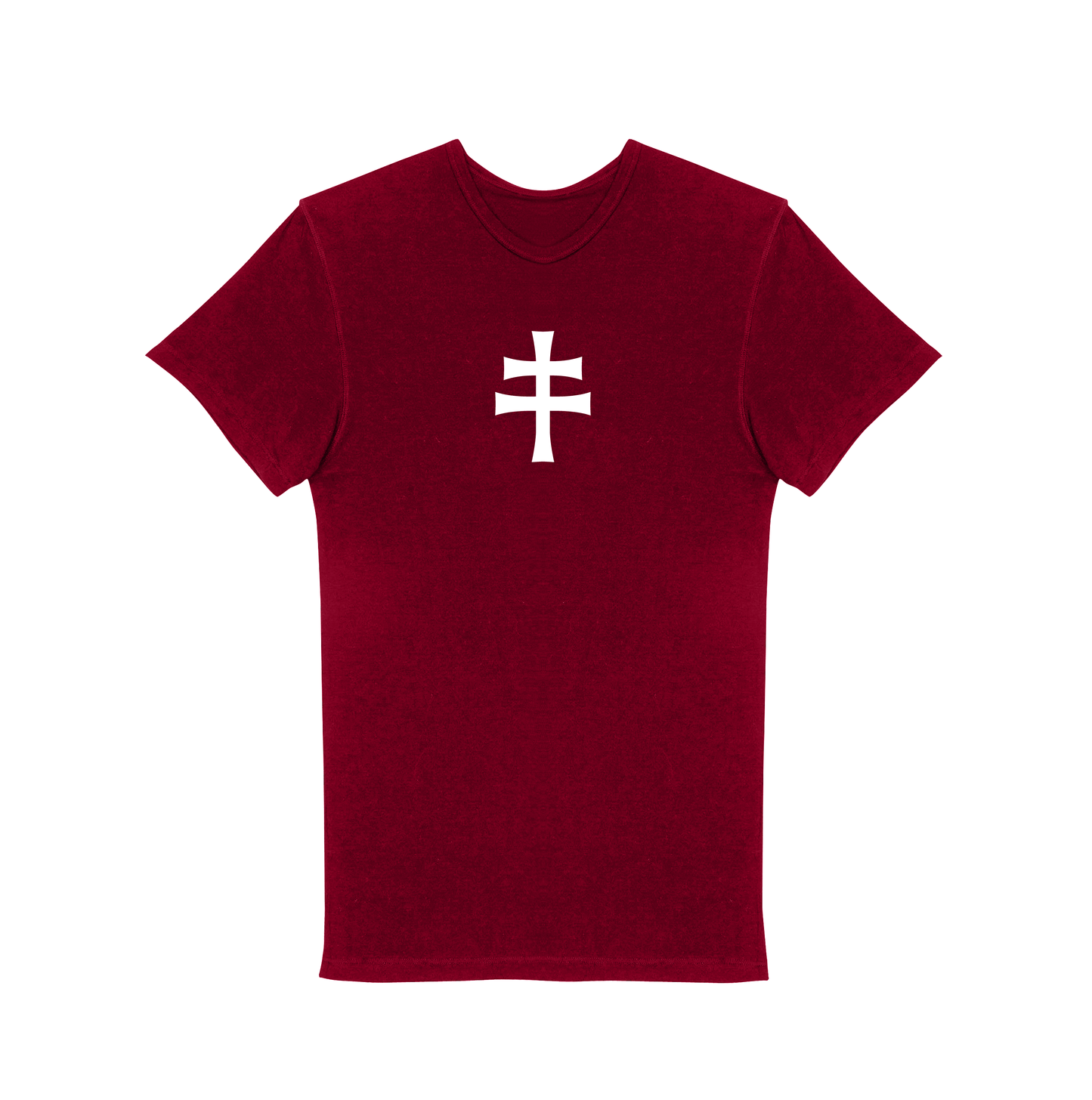 Maglia Croce di Lorena - Rosso Borgogna