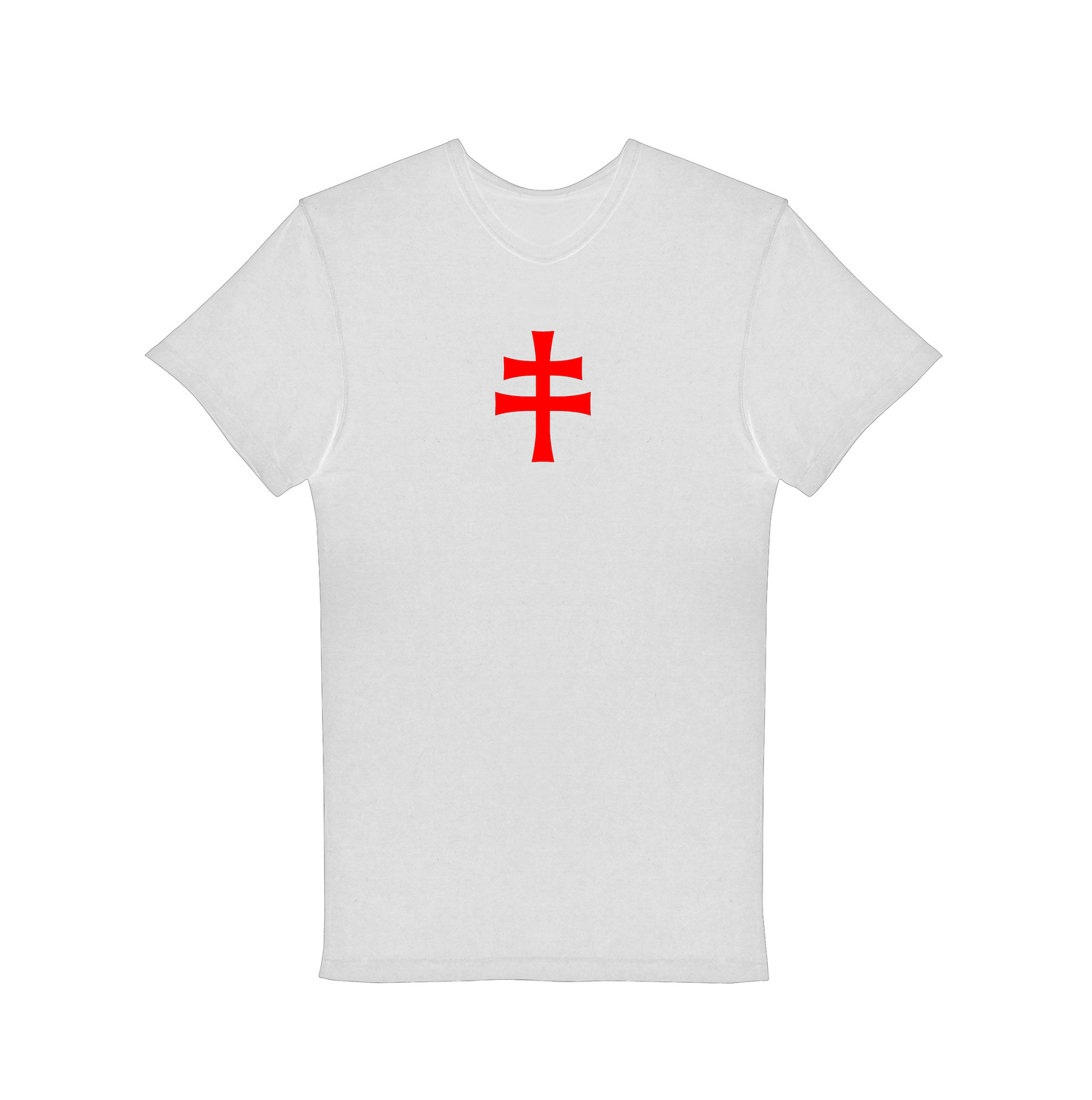 Maglia Croce di Lorena - Bianca con Croce Rossa