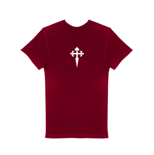 Maglia Croce di San Giacomo - Rosso Borgogna